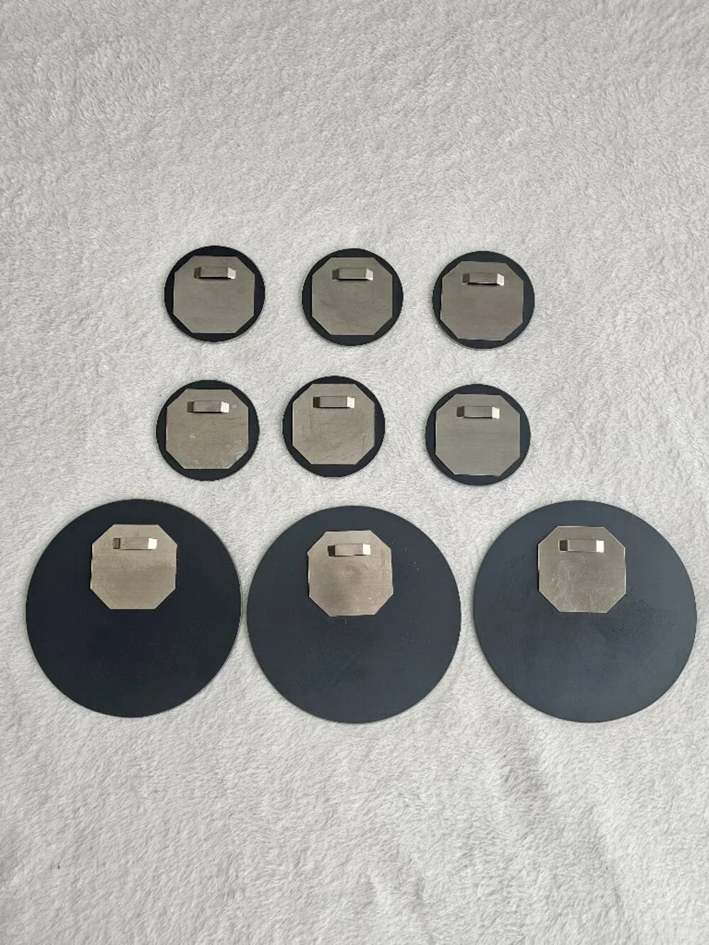 7-piece round wall mirror set